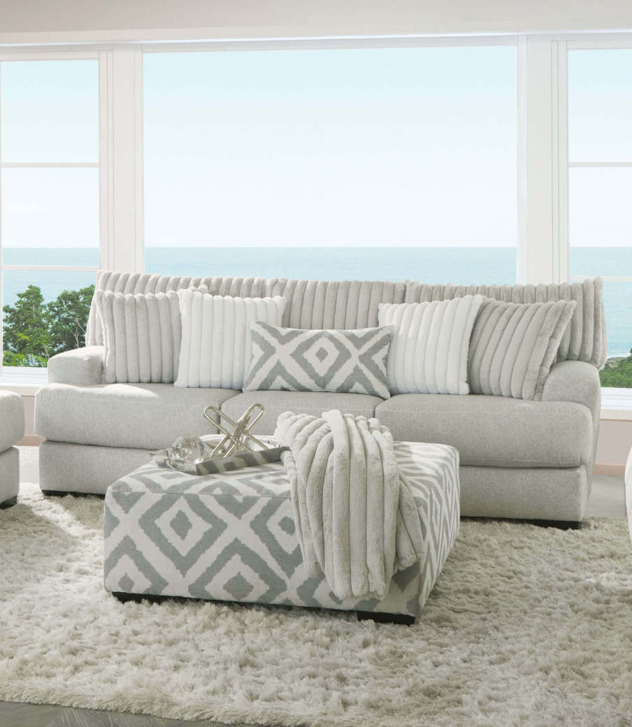 SM5177 Transitional Style Sofa & Loveseat Gray color Hermilly Collection By Furniture of America