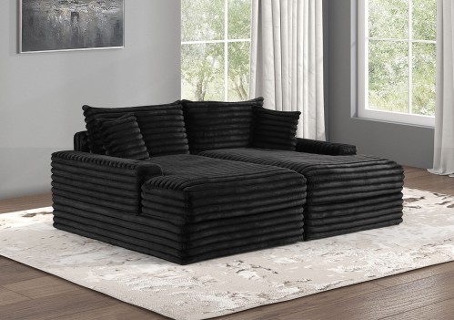 FM6900BK Double Chaise Sofa...