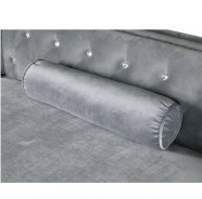 CM6652 Contemporary Style Sectional Gray Fabric Amie Collection By Furniture of America
