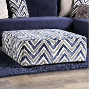 SM5151 Transitional Style Sectional Warm Navy Blue Collection By Furniture of America