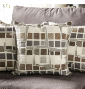 SM7775 Contemporary Style 2PC Sectional Light Gray Fabric Cramlington Collection By Furniture of America
