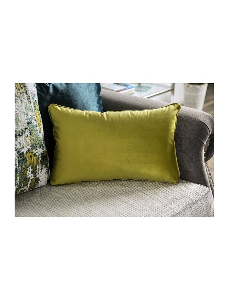 SM2286 Transitional Style Sofa & Loveseat Gray Microfiber Mariella Collection By Furniture of America