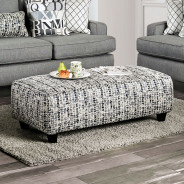 SM8330 Transitional Style Sofa & Loveseat Bluish Gray Fabric Verne Collection By Furniture of America
