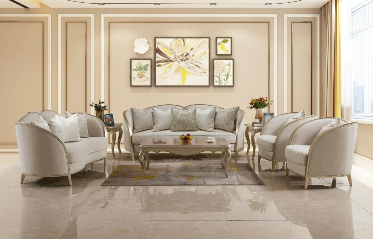 Addison Collection Traditional Style Sofa & Loveseat by Cosmos Furniture