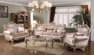 Emily Collection Traditional Style  Sofa & Loveseat by Cosmos Furniture
