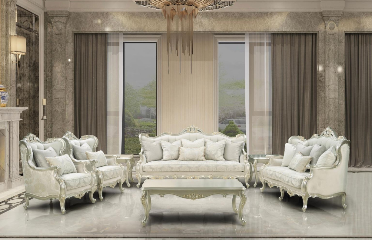 Katalina Collection Traditional Style Sofa & Loveseat by Cosmos Furniture