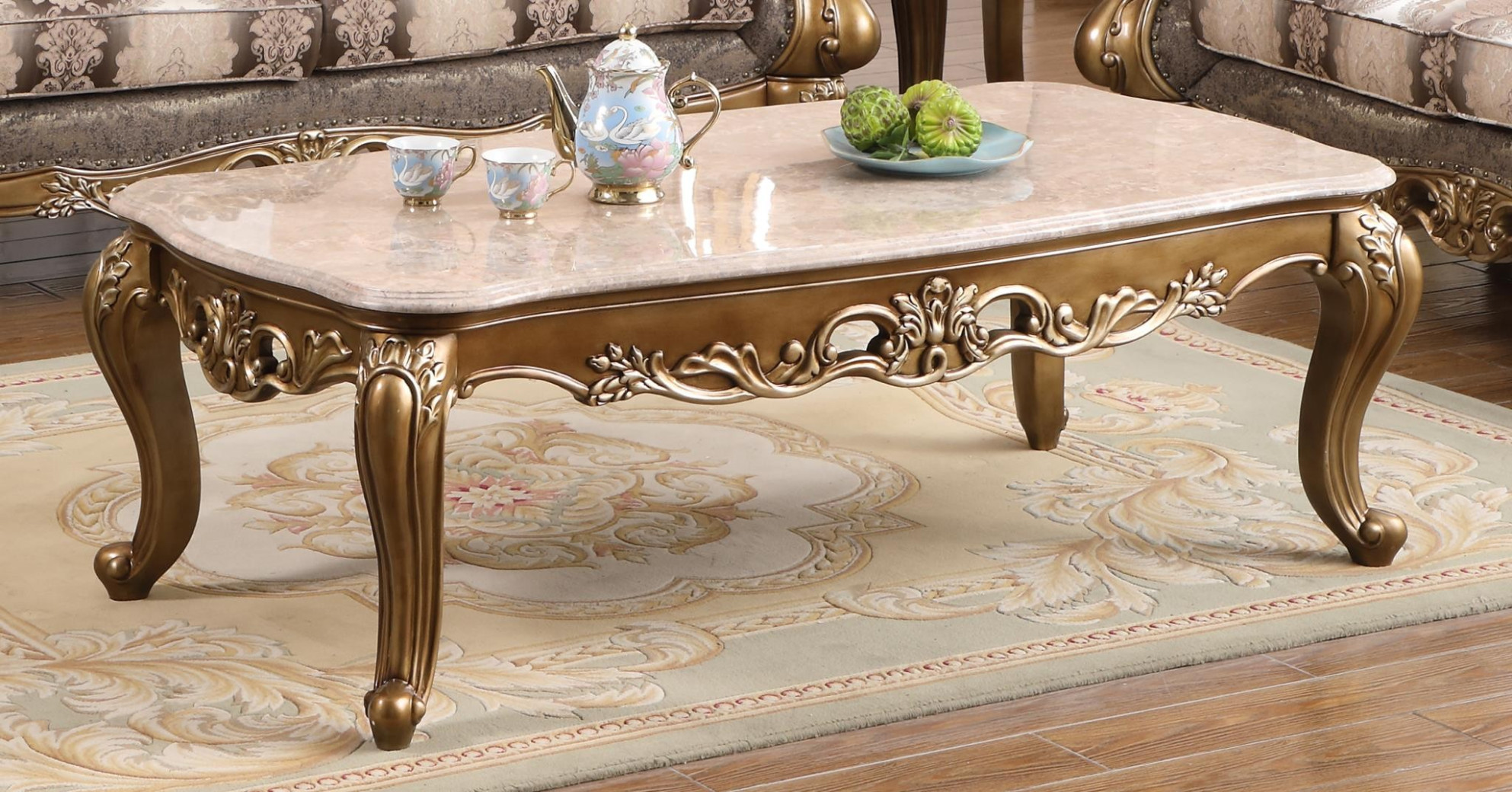 Amelia Collection Traditional Style Sofa & Loveseat by Cosmos Furniture