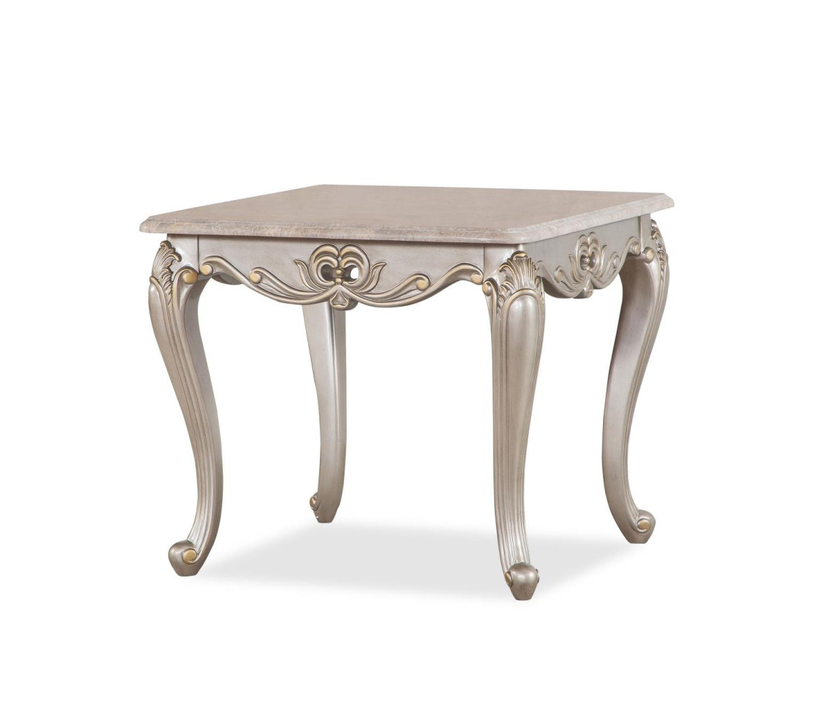 Camilla Silver Collection Traditional Style Sofa & Loveseat by Cosmos Furniture
