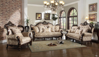 Jade Collection Traditional Style Sofa & Loveseat by Cosmos Furniture