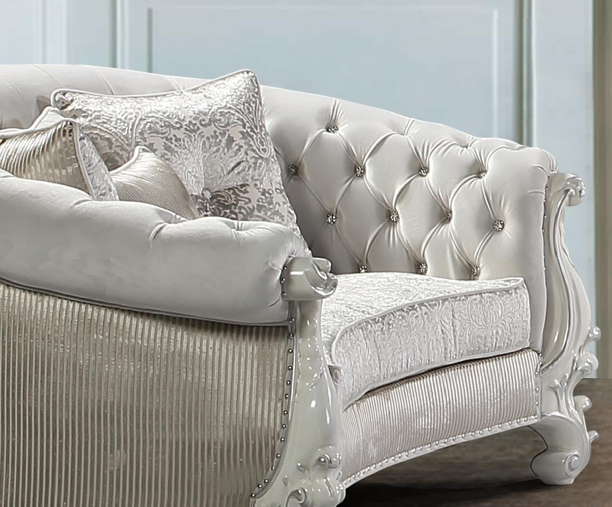 Juliana Collection Traditional Style Sofa & Loveseat by Cosmos Furniture