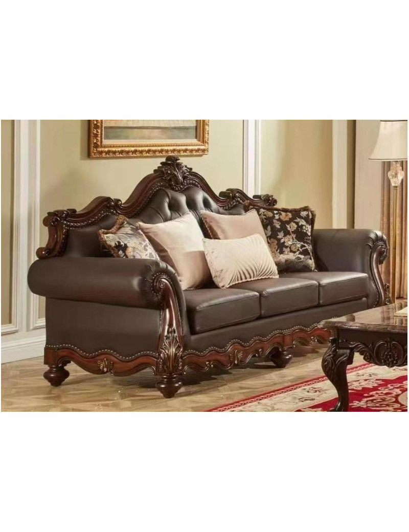 Nora Collection Traditional Style Sofa & Loveseat by Cosmos Furniture