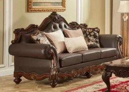 Nora Collection Traditional Style Sofa & Loveseat by Cosmos Furniture