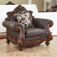 Nora Collection Traditional Style Sofa & Loveseat by Cosmos Furniture