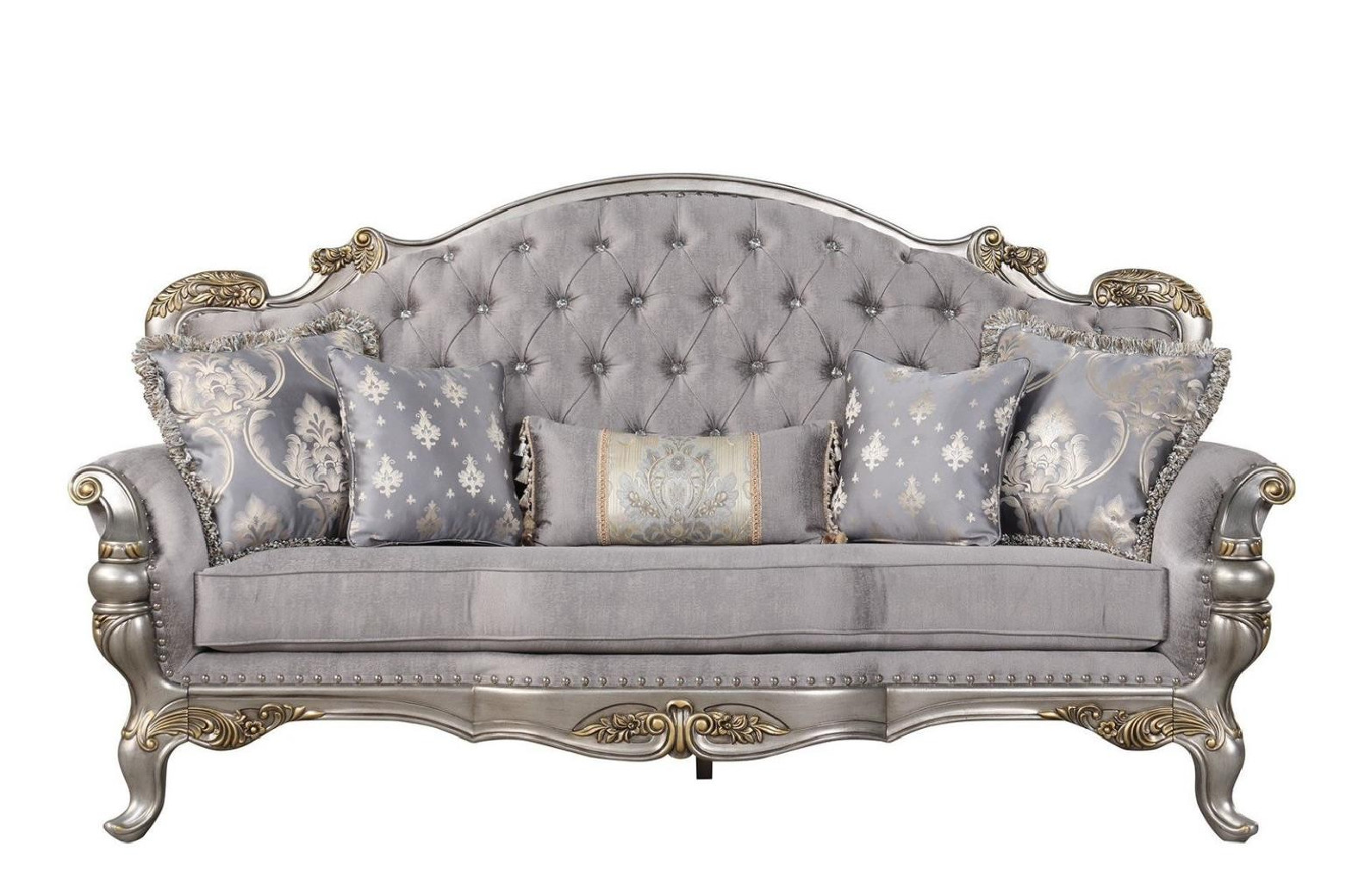 Violet Collection Traditional Style Sofa & Loveseat by Cosmos Furniture