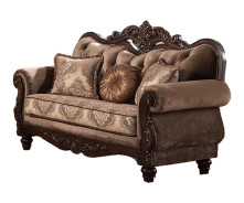 Zoya  Collection Traditional Style Sofa & Loveseat by Cosmos Furniture