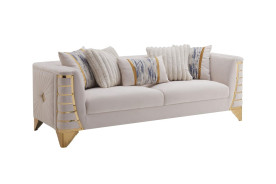 Tanya Collection Modern 2PC Sofa & Loveseat By Cosmos Furniture