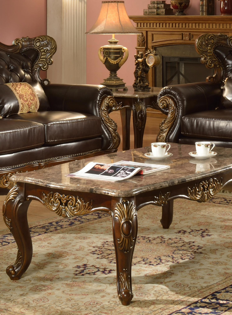 Britney Collection Traditional Style Sofa & Loveseat by Cosmos Furniture
