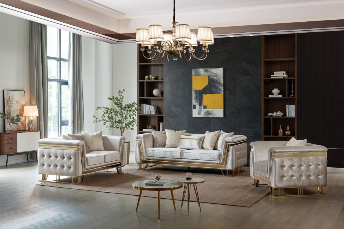Judy Collection Modern Style Sofa & Loveseat by Cosmos Furniture