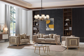 Kate  Collection Modern Style Sofa & Loveseat by Cosmos Furniture