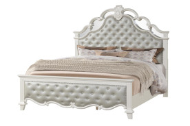 Sonia Pearl Queen Bed Contemporary Style Collection By Cosmos Furniture