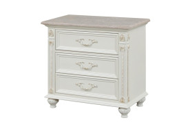 Marya White  Queen Bed Traditional Style Collection By Cosmos Furniture