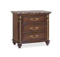 Marya Cherry Queen Bed Traditional Style Collection By Cosmos Furniture