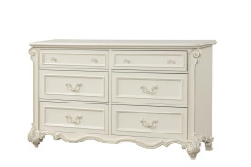 Melrose White Queen Bed Traditional Style Collection By Cosmos Furniture