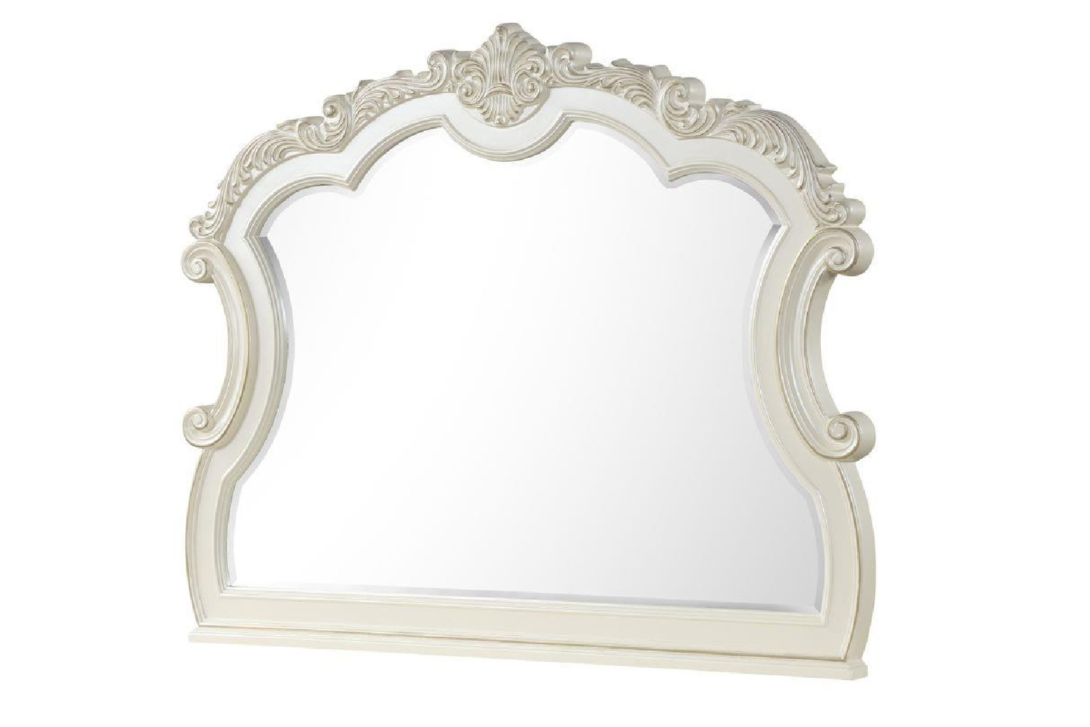 Melrose White Queen Bed Traditional Style Collection By Cosmos Furniture