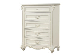 Melrose White Queen Bed Traditional Style Collection By Cosmos Furniture