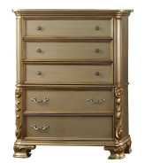 Miranda Gold Queen Bed Traditional Style Collection By Cosmos Furniture