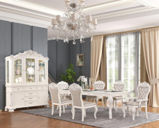 Victoria 7PC Dining Set Traditional Collection By Cosmos Furniture