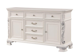 Victoria 7PC Dining Set Traditional Collection By Cosmos Furniture