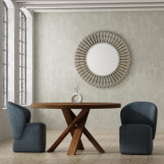 Bongo Dining Chair Quartermaster Indigo Collection by Parker House