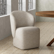 Bongo Dining Chair Quartermaster Linen Collection by Parker House