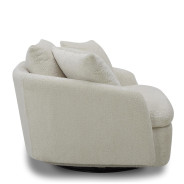 Boomer - Utopia Sand Large Swivel Chair w/ 2 toss plws by Parker House