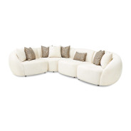 5 PC Sectional Set Le Montreaux Collection By Michael Amini LFR-MTRX5PC-GNA-000