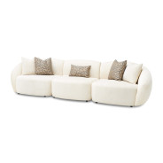 5 PC Sectional Set Le Montreaux Collection By Michael Amini LFR-MTRX5PC-GNA-000