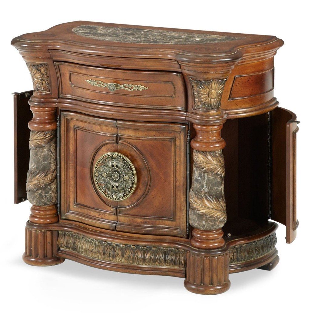 Bedside Chest Villa Valencia Collection By Michael Amini 72040-55