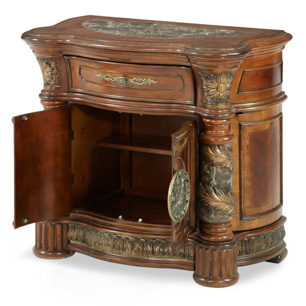 Bedside Chest Villa Valencia Collection By Michael Amini 72040-55