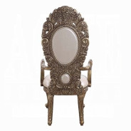 DN00477 7PC Dining Set Bronze Finish Constantine Collection By Acme Furniture