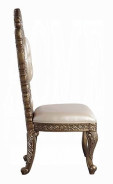 DN00477 7PC Dining Set Bronze Finish Constantine Collection By Acme Furniture