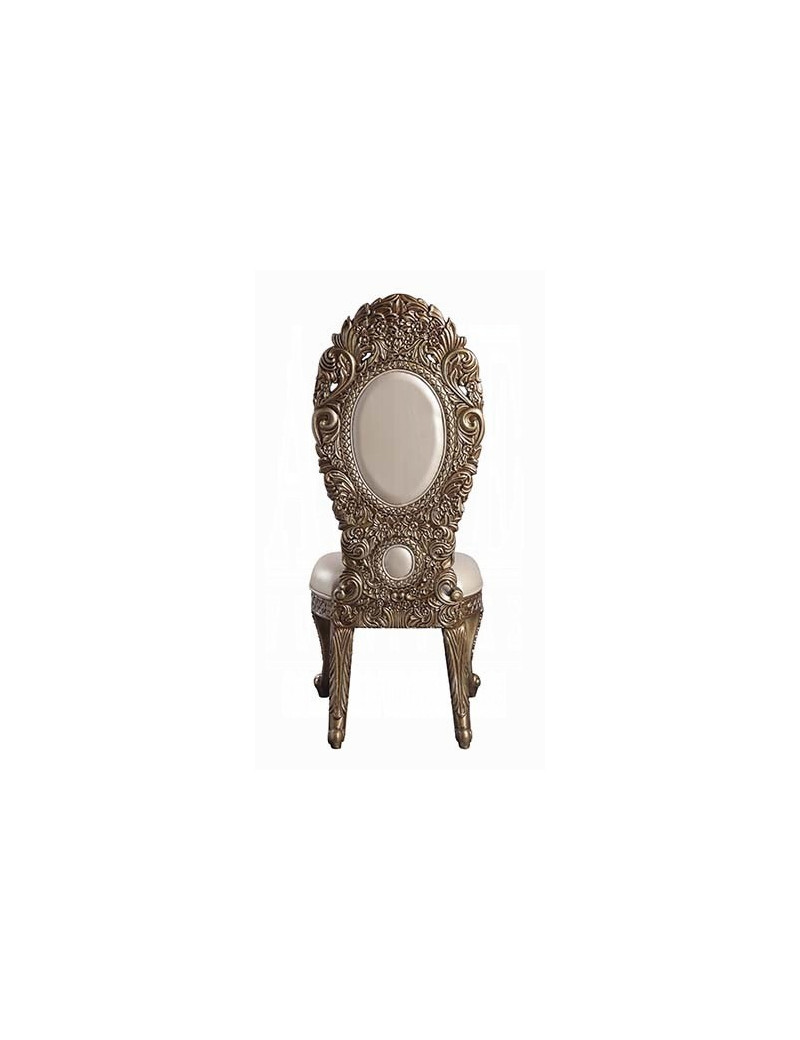 DN00477 7PC Dining Set Bronze Finish Constantine Collection By Acme Furniture