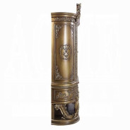 DN00480 Curio Constantine Collection Brown & Gold Finish By Acme Furniture