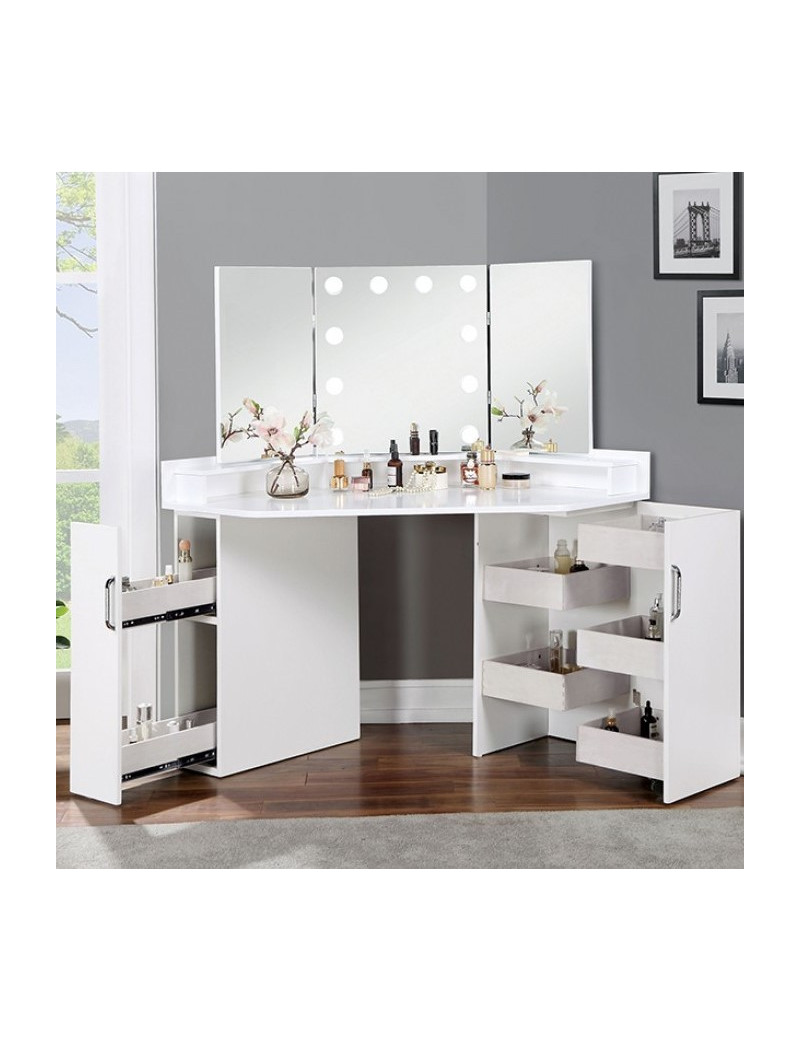 White Vanity Lorybelle Collection by Furniture of America