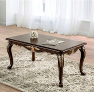 FM65004BG Traditional Living Room Dark Cherry/Beige Yucatan Collection by Furniture of America