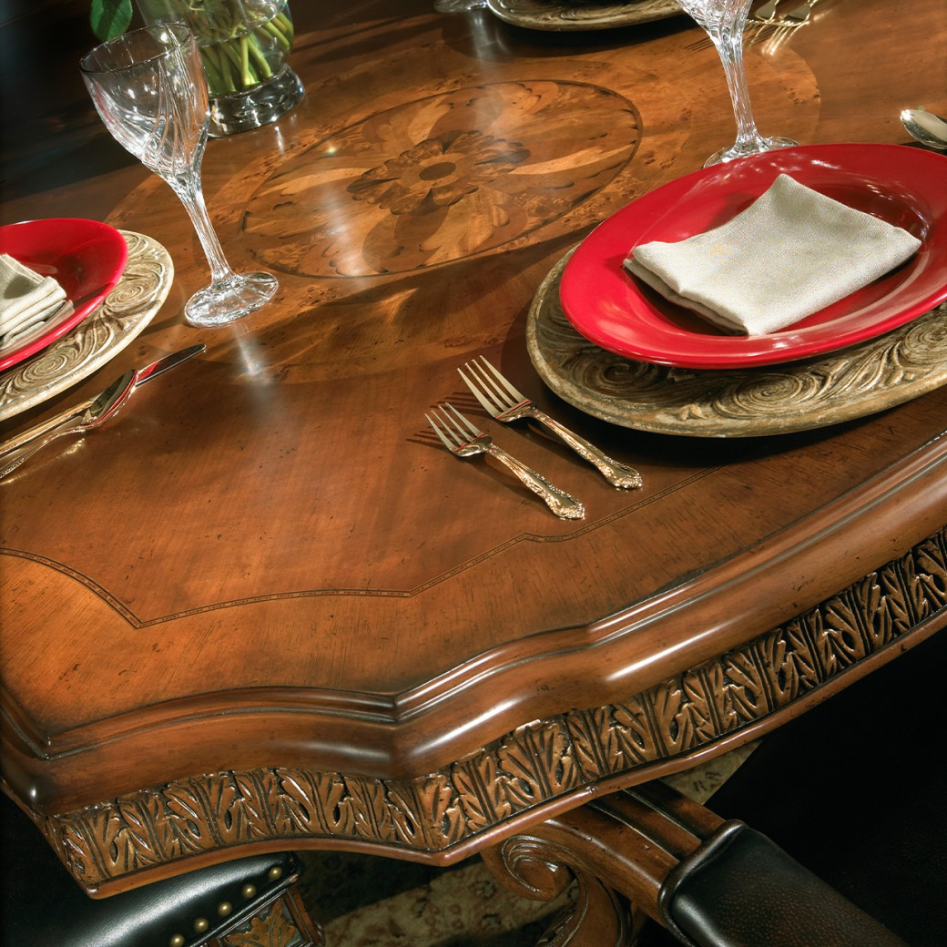 Rectangular Dining Table Set  Villa Valencia Collection By Michael Amini