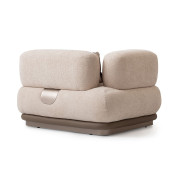 LAF Chair Saddle Brown Bristol Collection By Michael Amini LFR-BSTL832-FWN-226