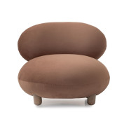 Accent Chair Saddle Brown Bristol Point Collection by Michael Amini.LFR-BSTL834-SDL-226