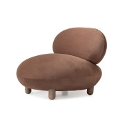 Accent Chair Saddle Brown Bristol Point Collection by Michael Amini.LFR-BSTL834-SDL-226