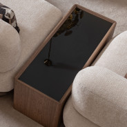 Sectional Table Saddle Brown Bristol Collection By Micahel Amini LFR-BSTL881-226